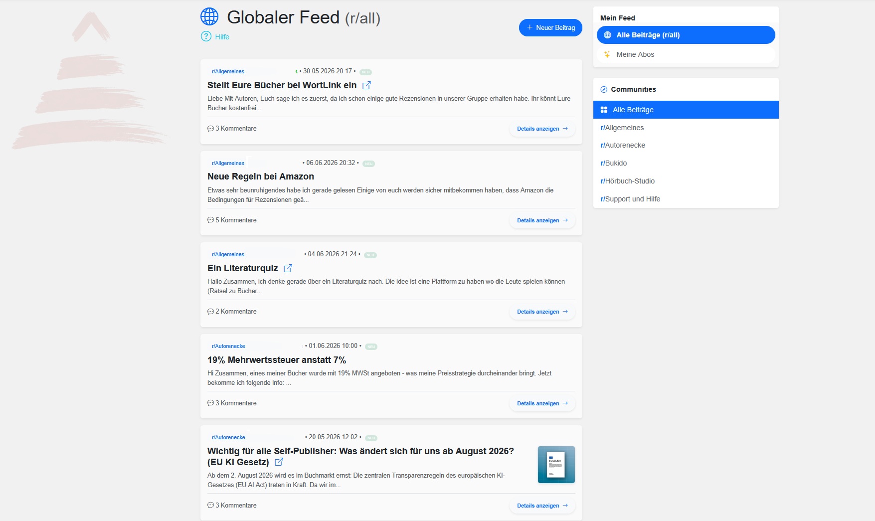Bukido Diskussionsforum Screenshot